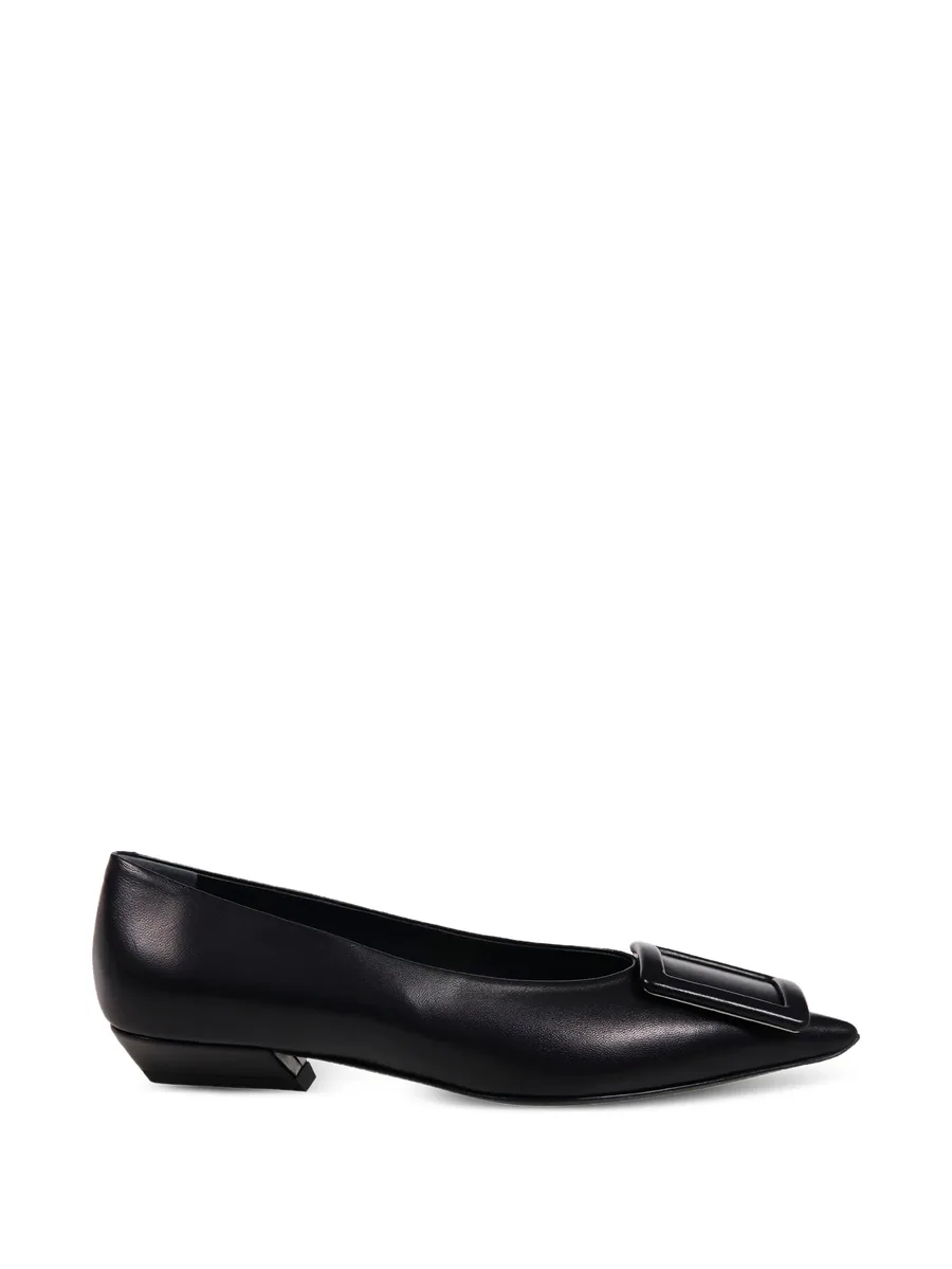 buckle-detail pointed-toe ballet flats 2