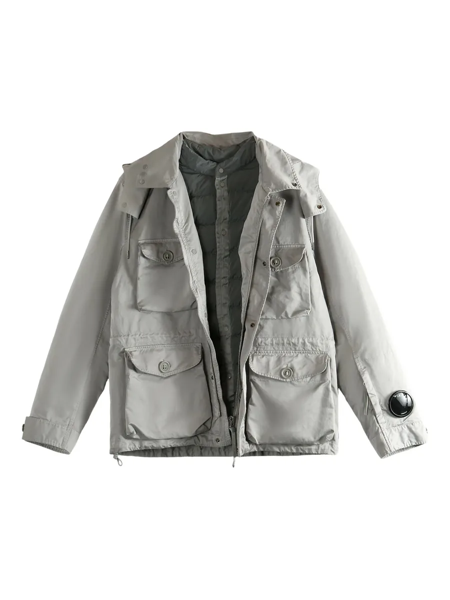 Micro Kei hooded multi-pocket jacket 1