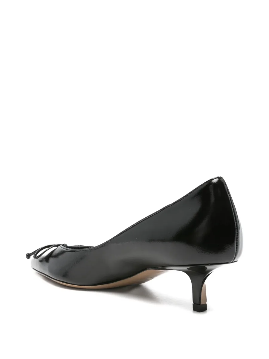 bow-detail kitten-heel pumps 6