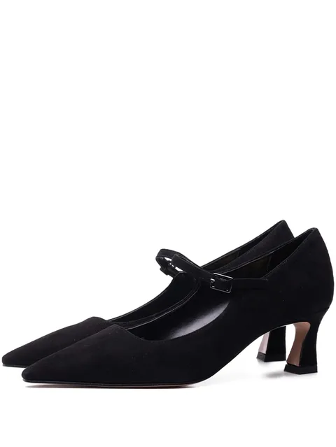 buckl-strap pumps