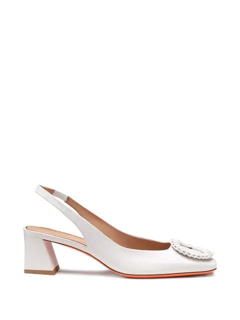 buckle slingback pumps