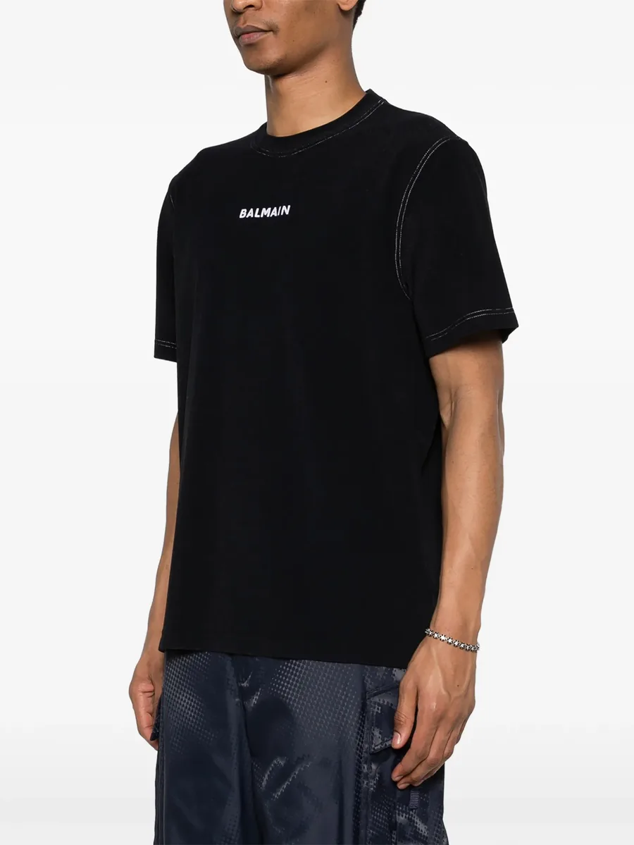 logo-embroidered T-shirt 6
