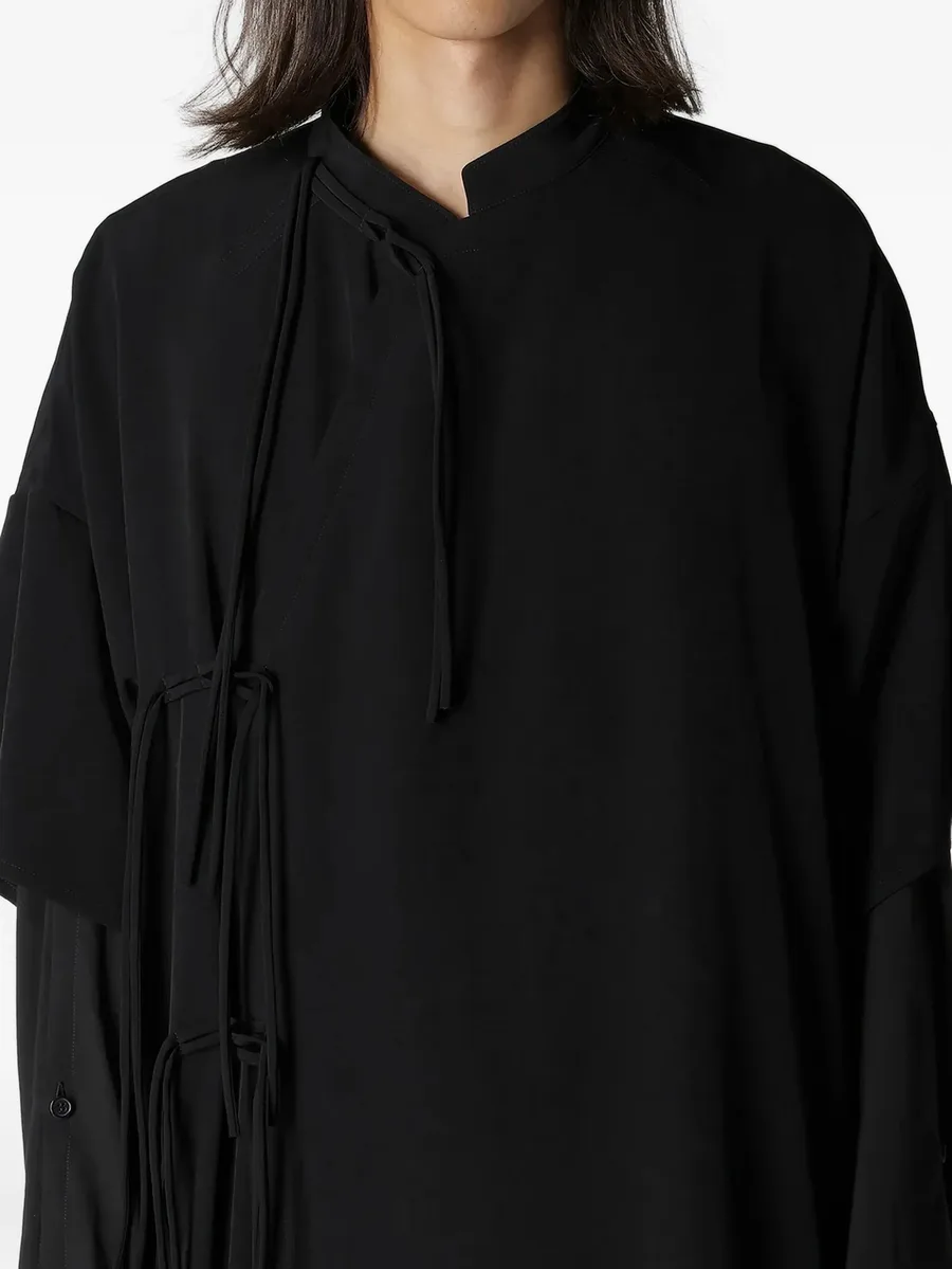 tie-neck shirt 5
