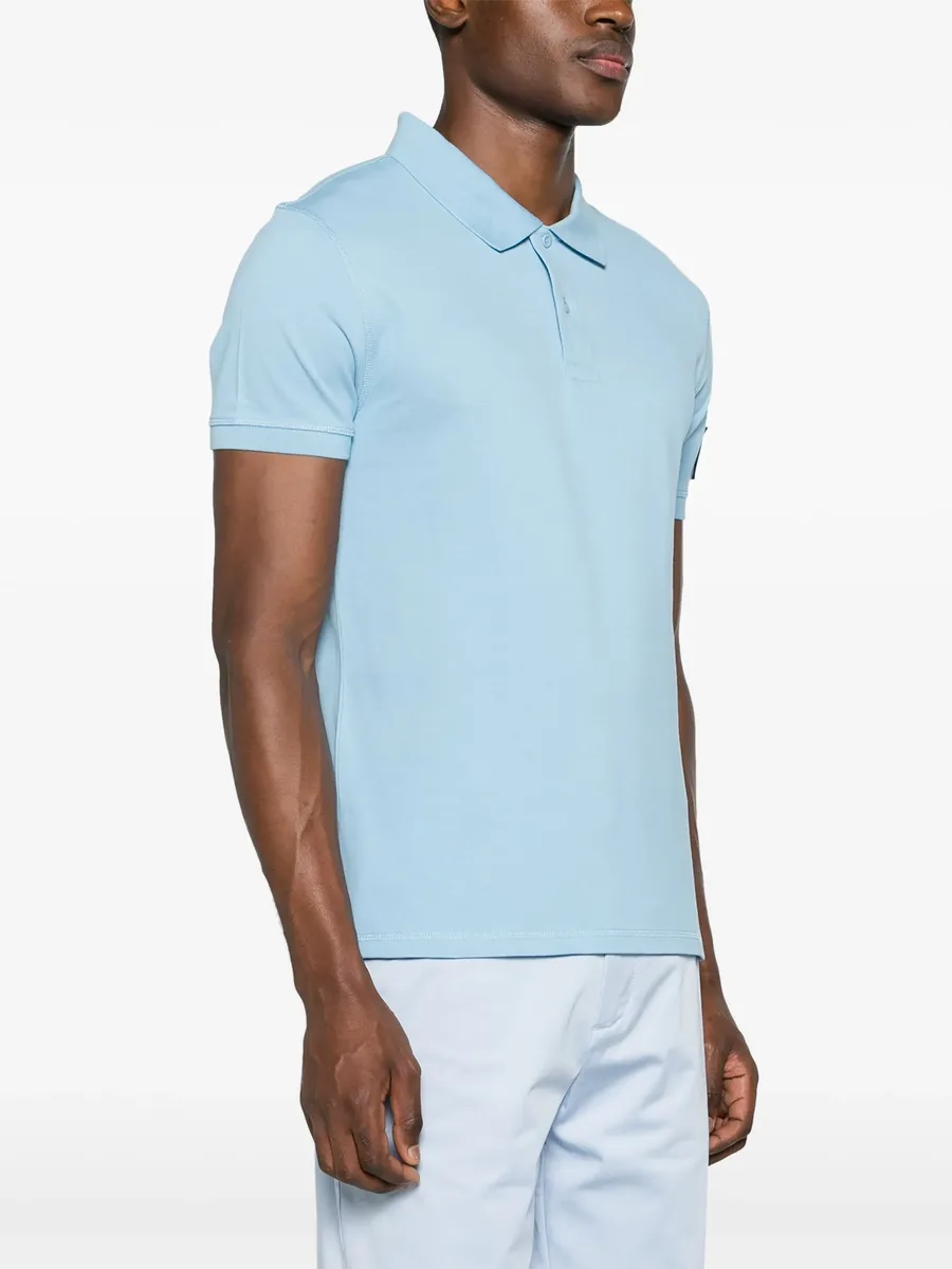 logo-patch piqué polo shirt 5