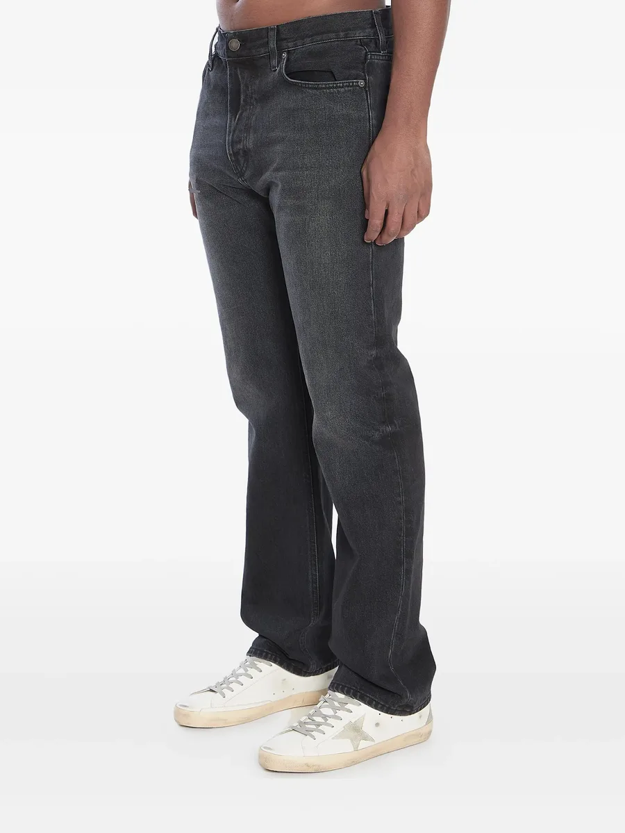 five-pockets buttoned bootcut jeans 6