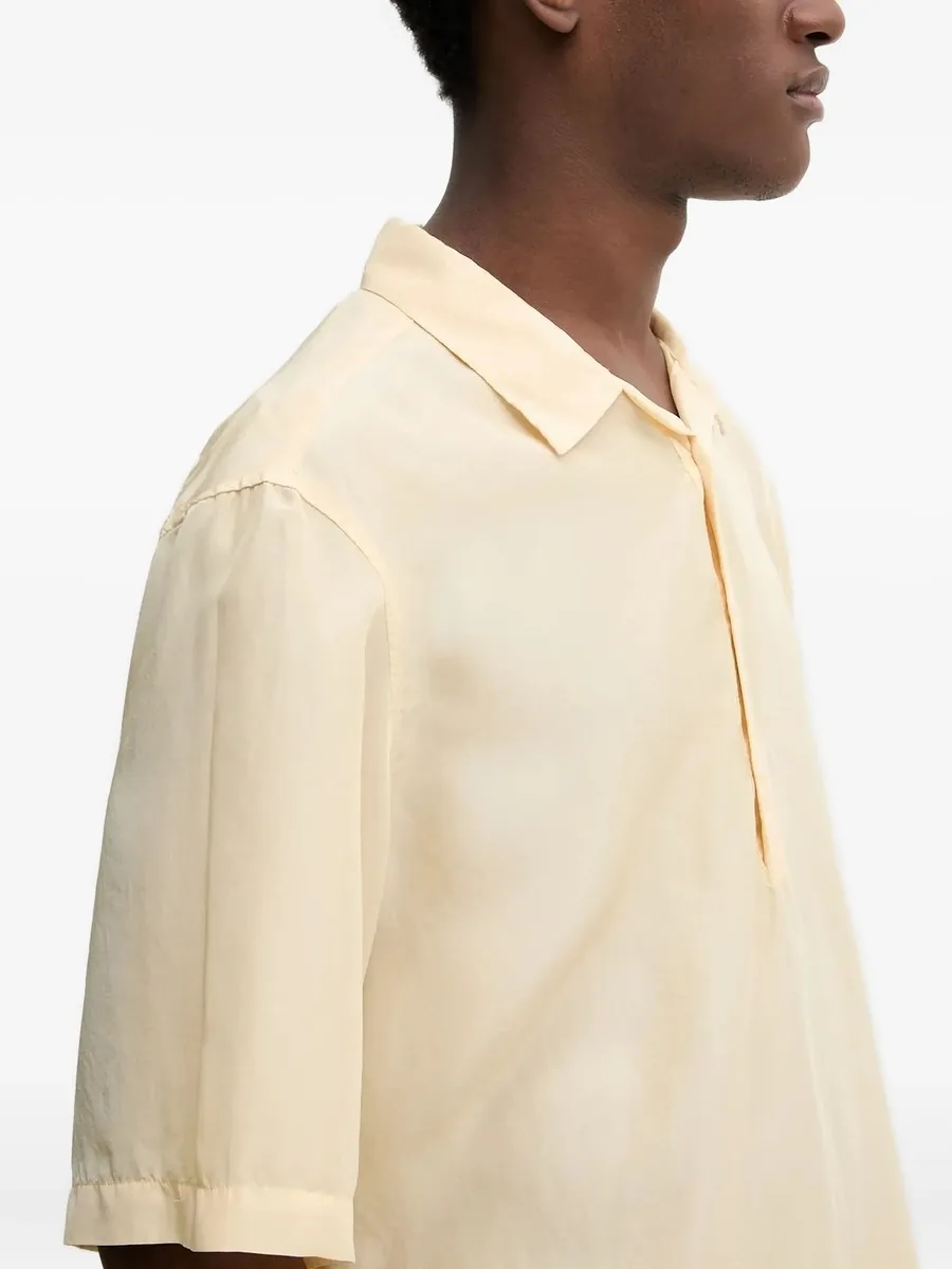 short-sleeve silk polo shirt 4