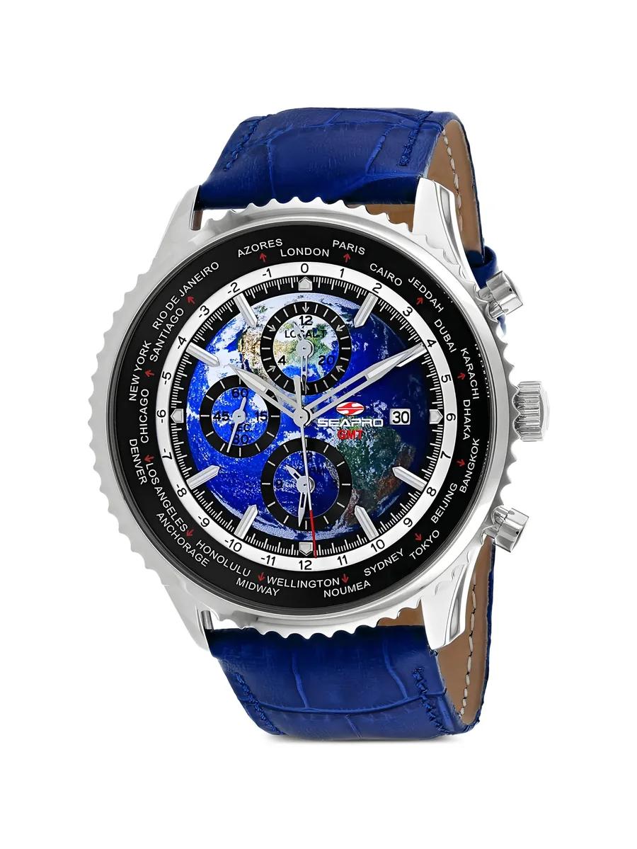 наручные часы Meridian World Timer GMT 47 мм 1