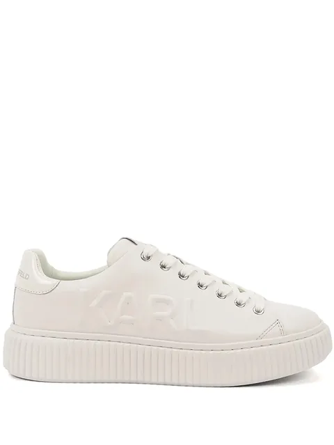 embossed sneakers