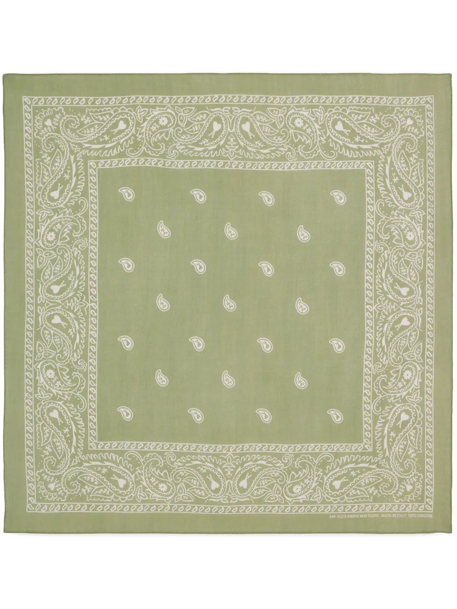 paisley-print scarf 1