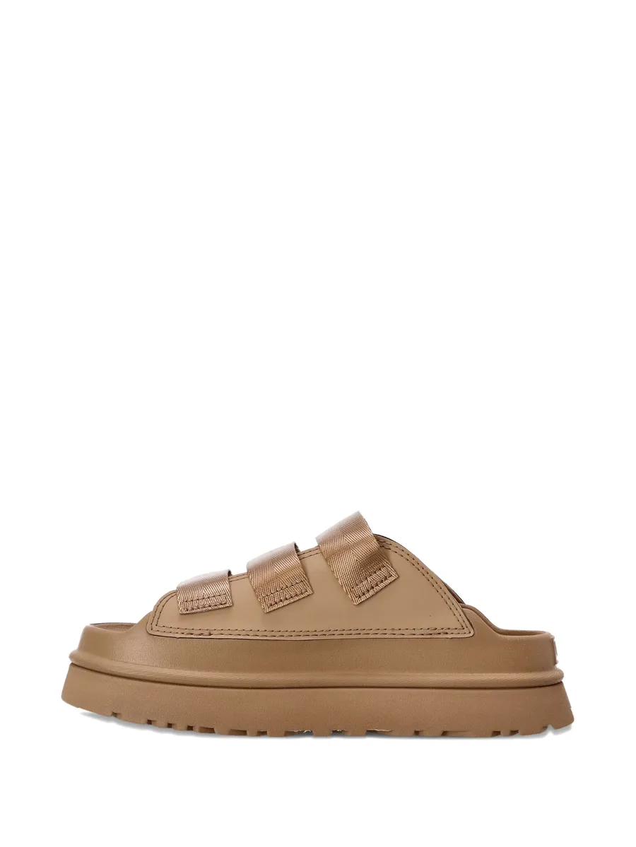 GoldenGlow touch-strap sandals 9