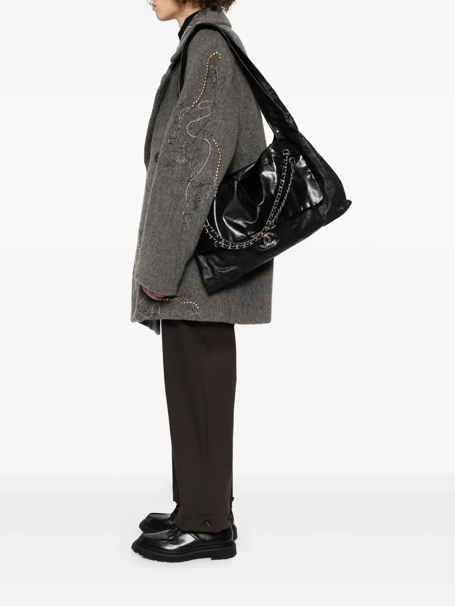 сумка на плечо Oversize XL Tote Shoulder Flap Bag 4