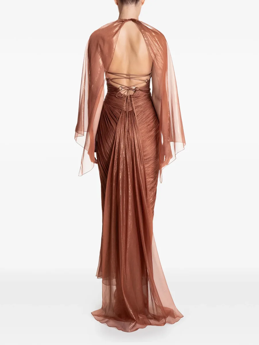 платье макси Milagros без рукавов 9