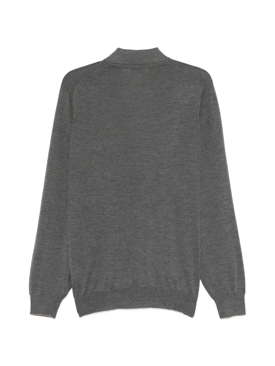 button long-sleeve polo shirt 3