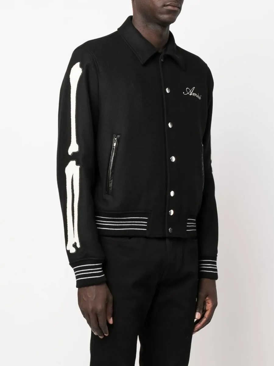 бомбер Bones Varsity с аппликацией 5