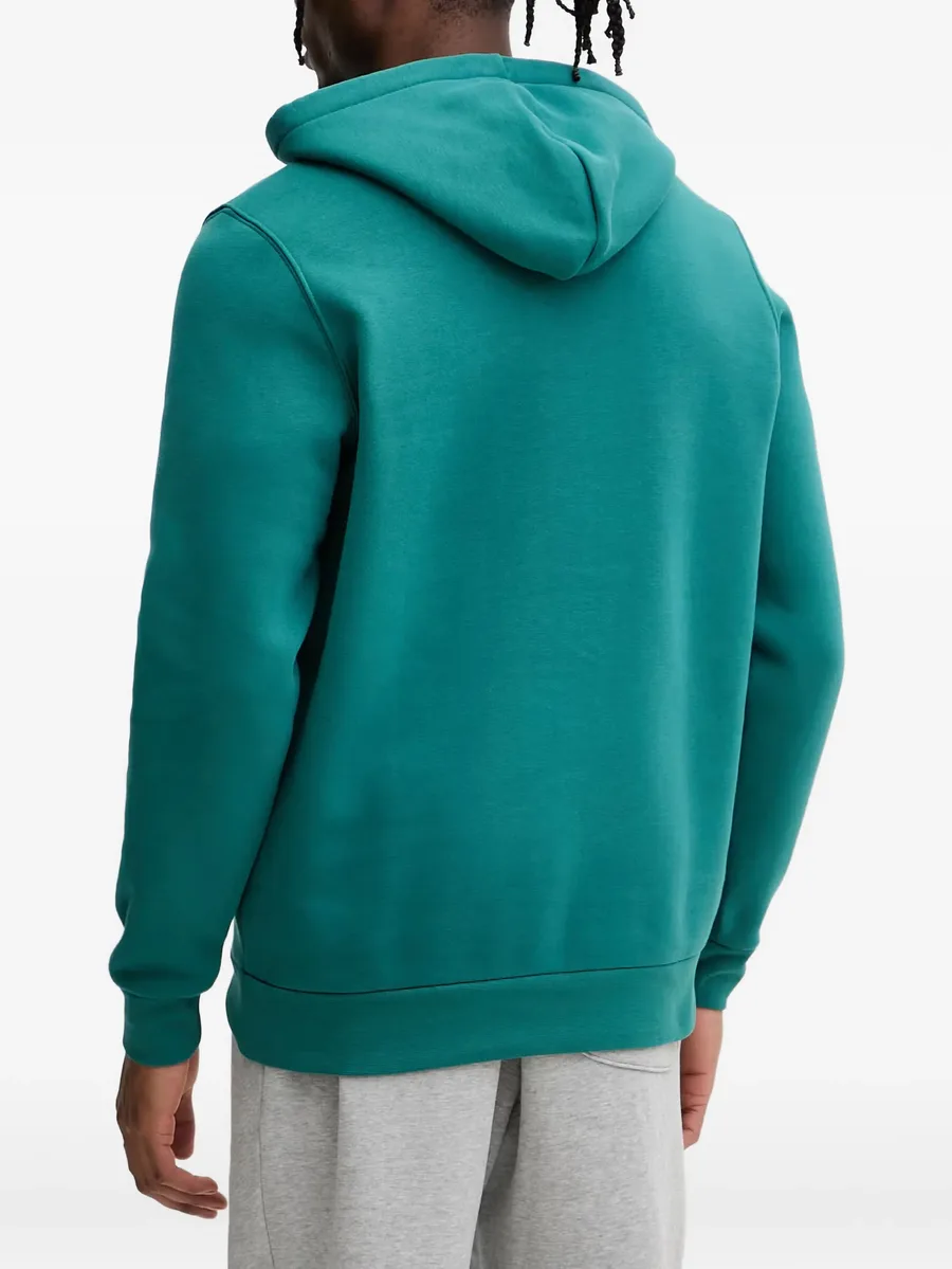 Icon logo-embroidered pouch-pocket hoodie 3