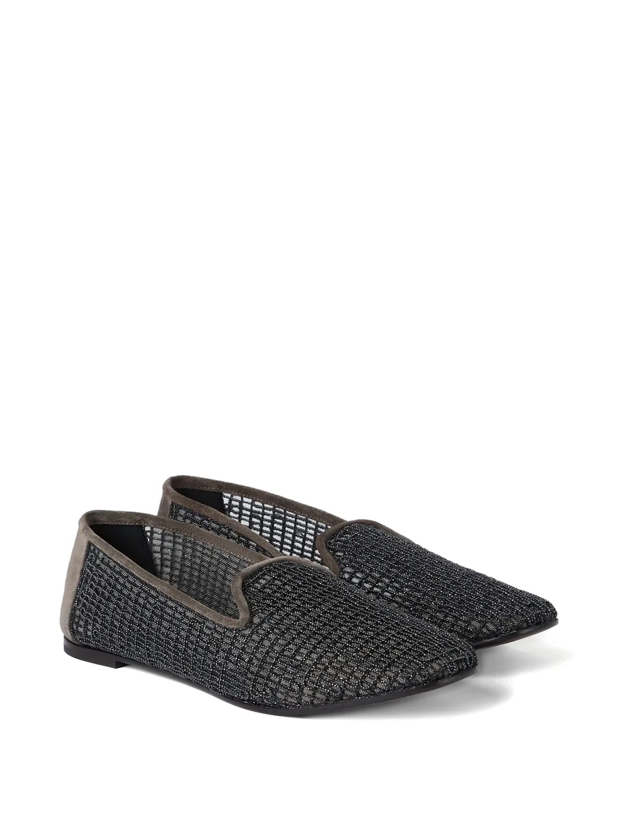 monili embroidered net loafers 3