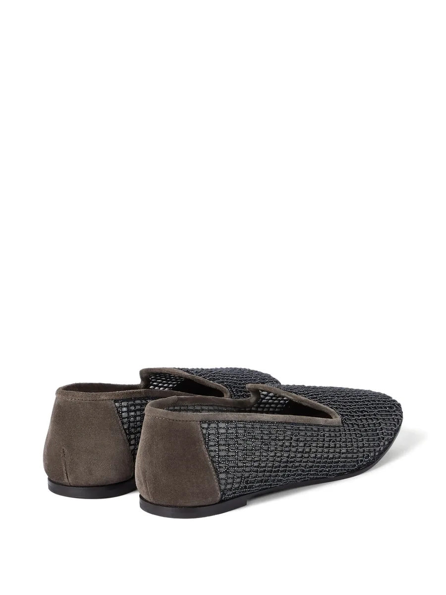 monili embroidered net loafers 6