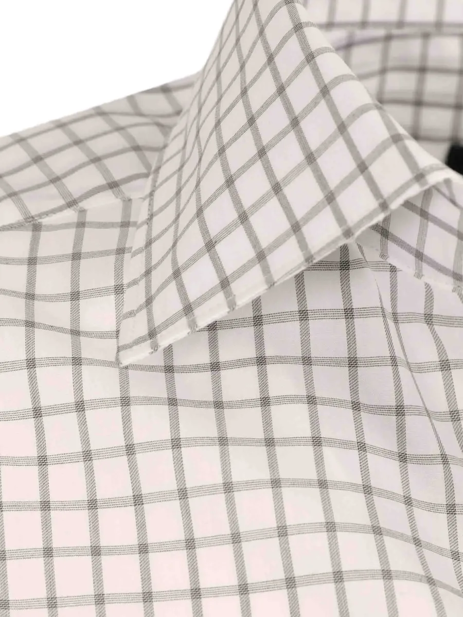 check-pattern long-sleeve shirt 8