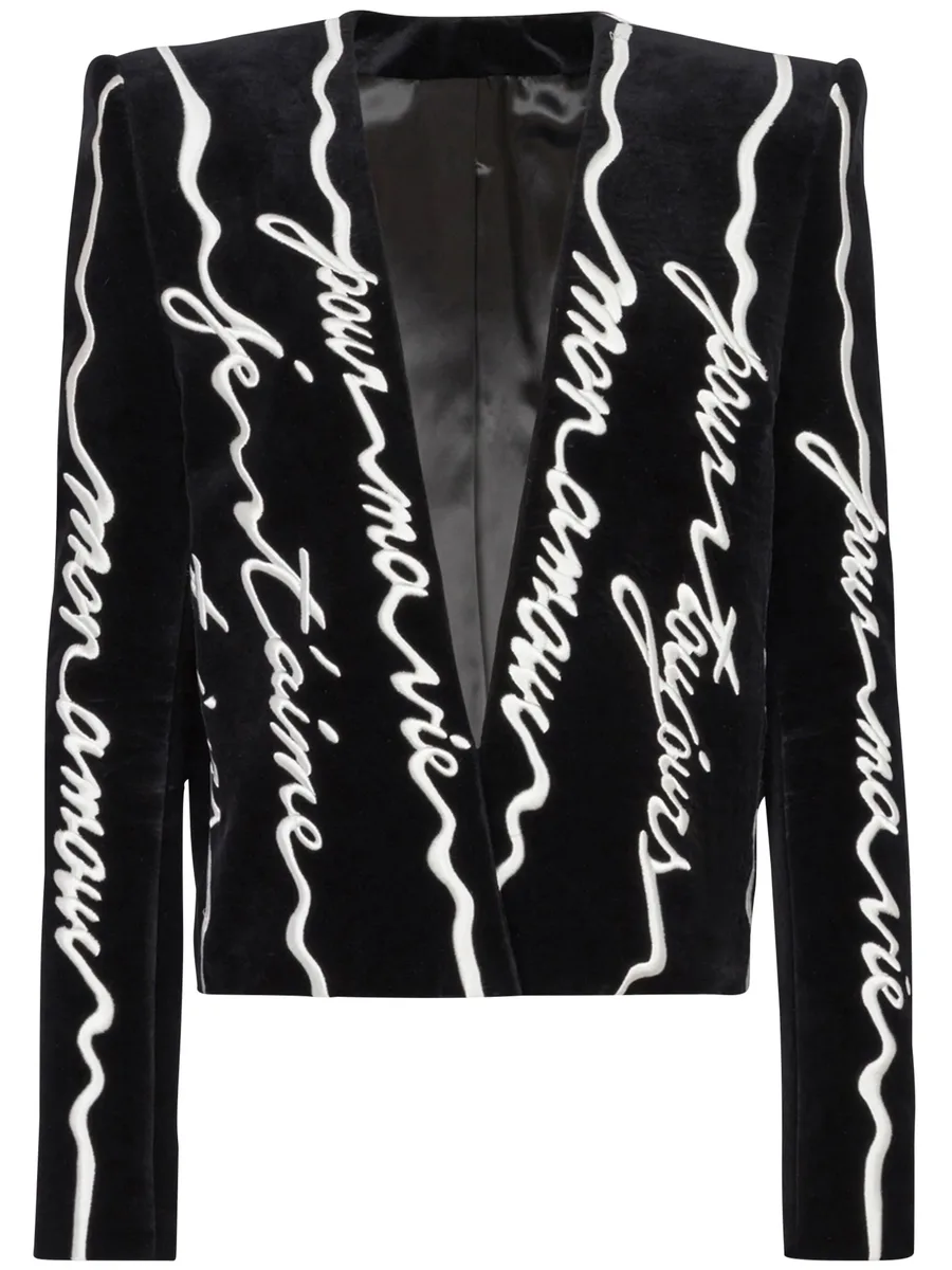 Spencer embroidered blazer 1
