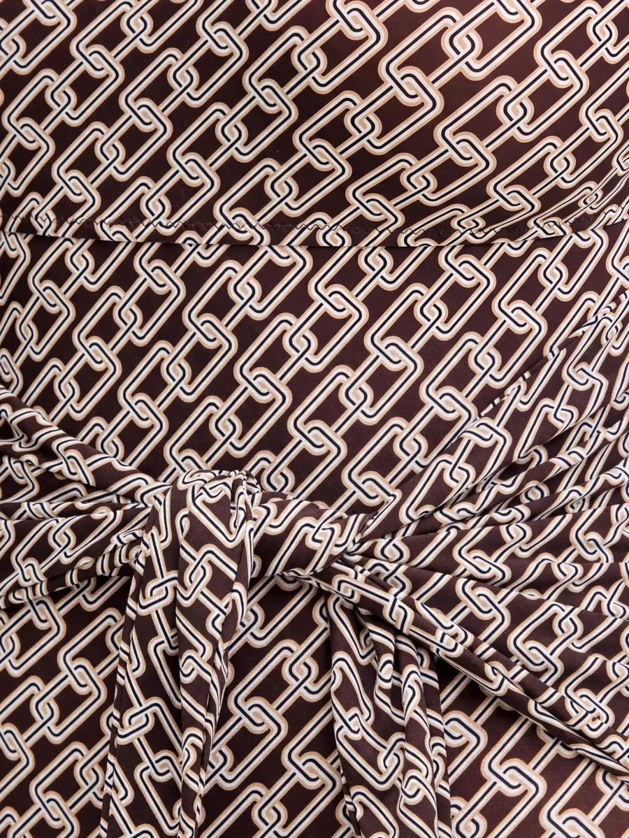Munich chain-print tied swimsuit 4