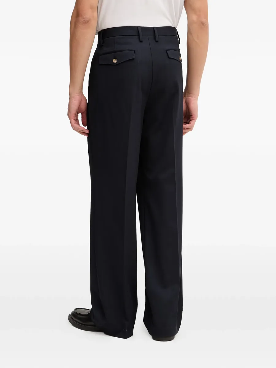 pleated wide-leg trousers 6