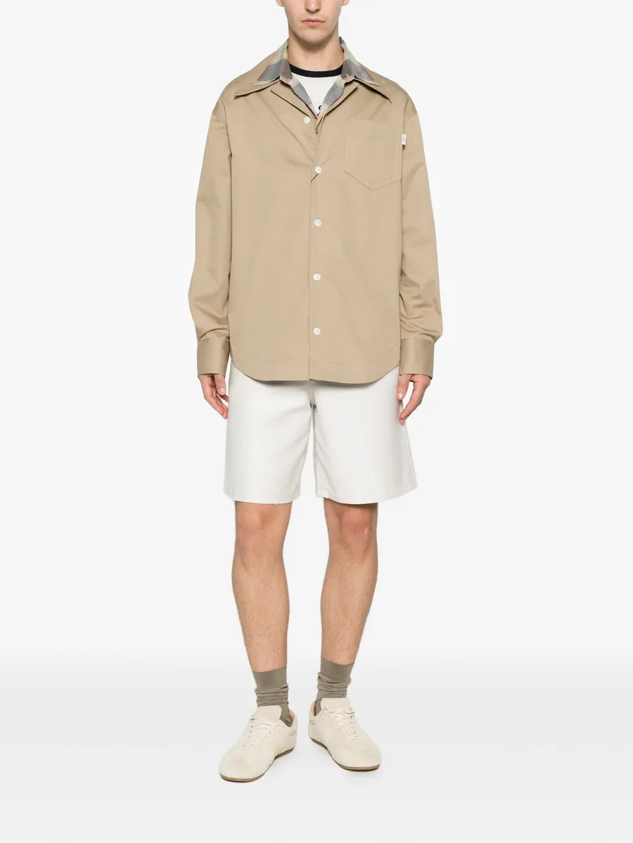 belt-loops patch-pockets shorts 3