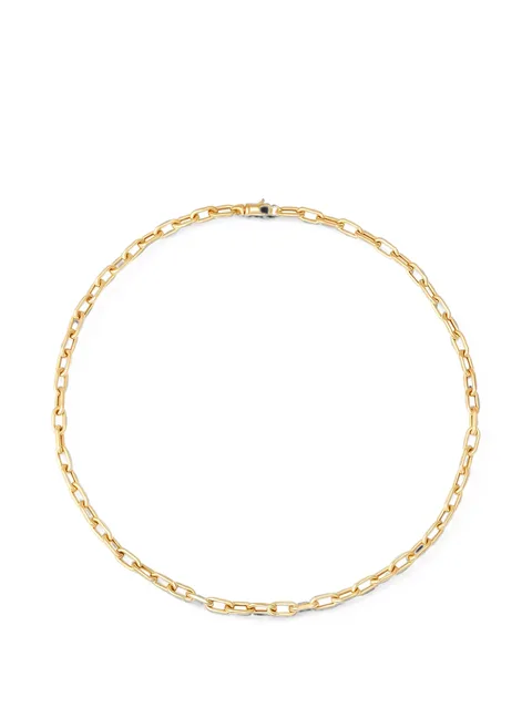 small Nantucket rectangle chain necklace