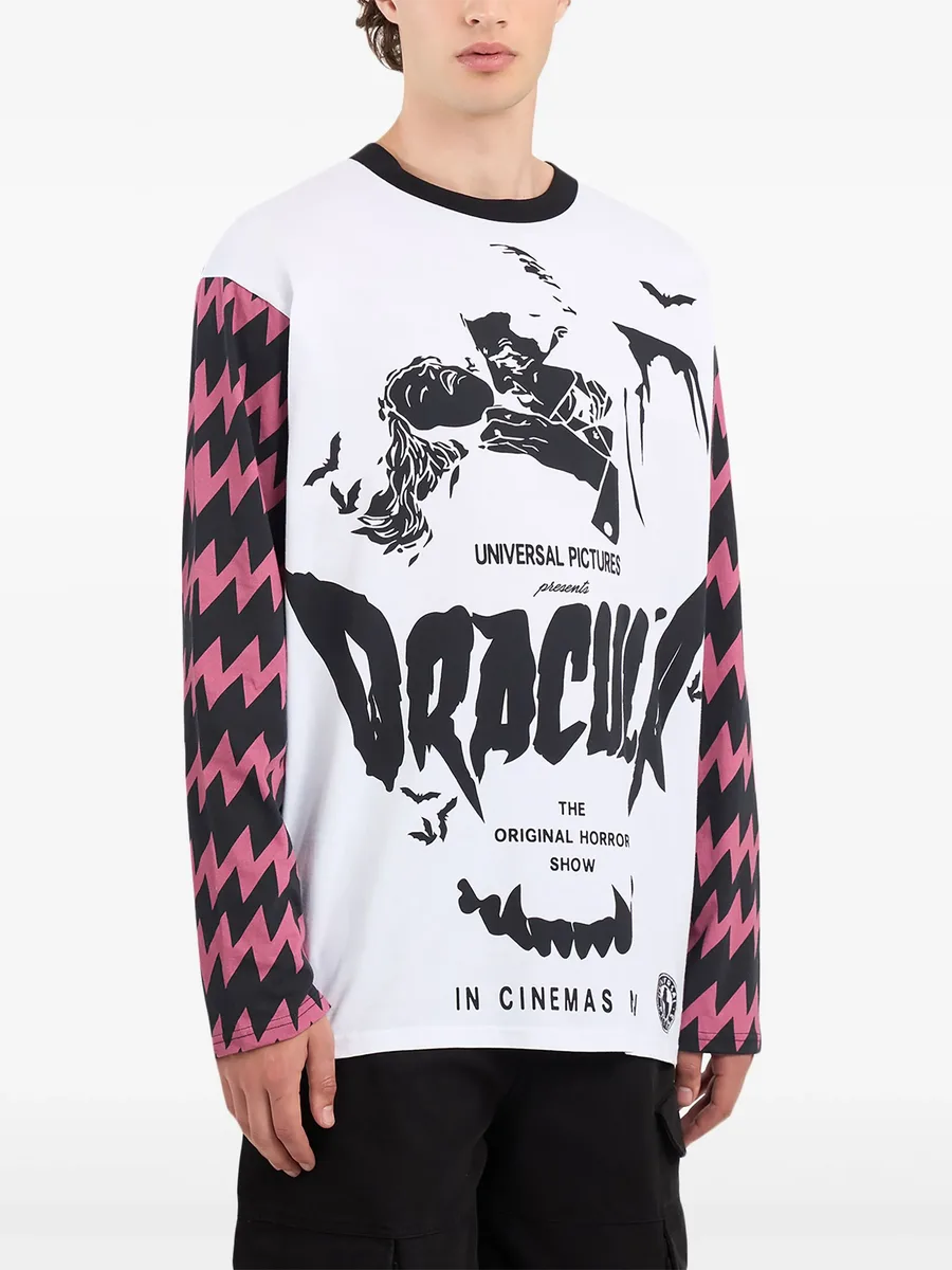 футболка с длинными рукавами и принтом Dracula 7
