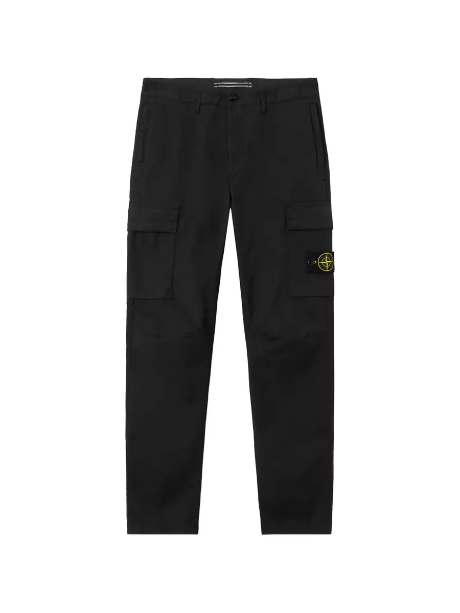 брюки карго с нашивкой-логотипом 1