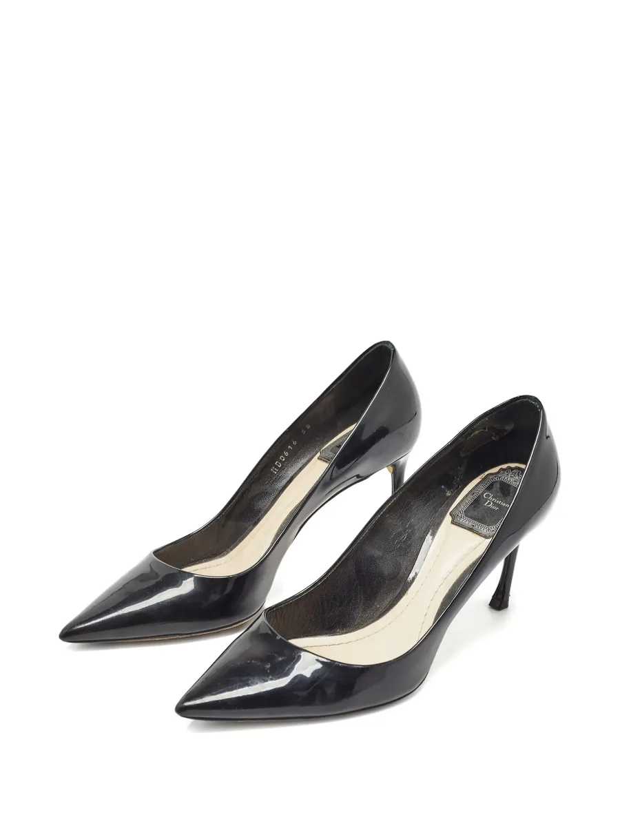 75mm patent-leather pointed-toe pumps 4