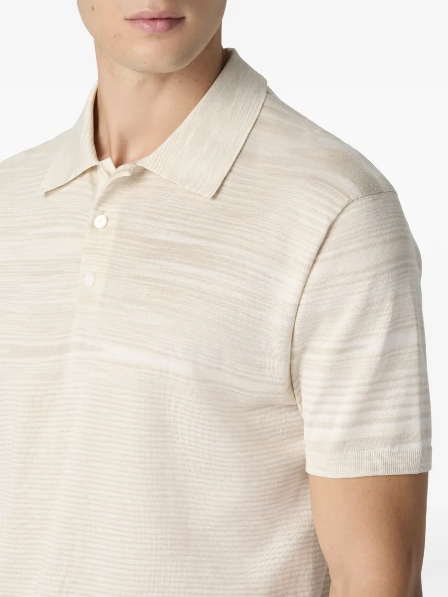 striped short-sleeve polo shirt 8