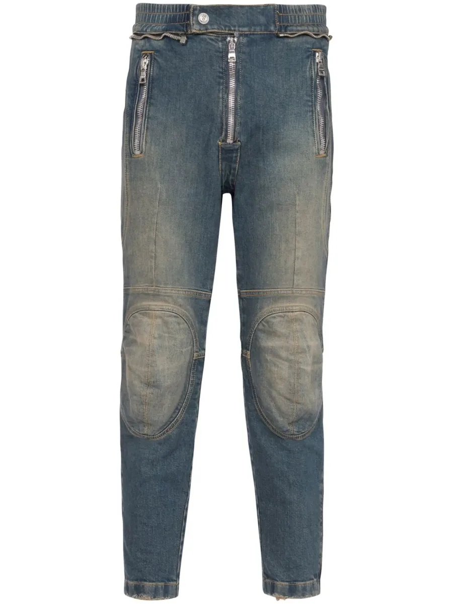 two-tone skinny jeans 1