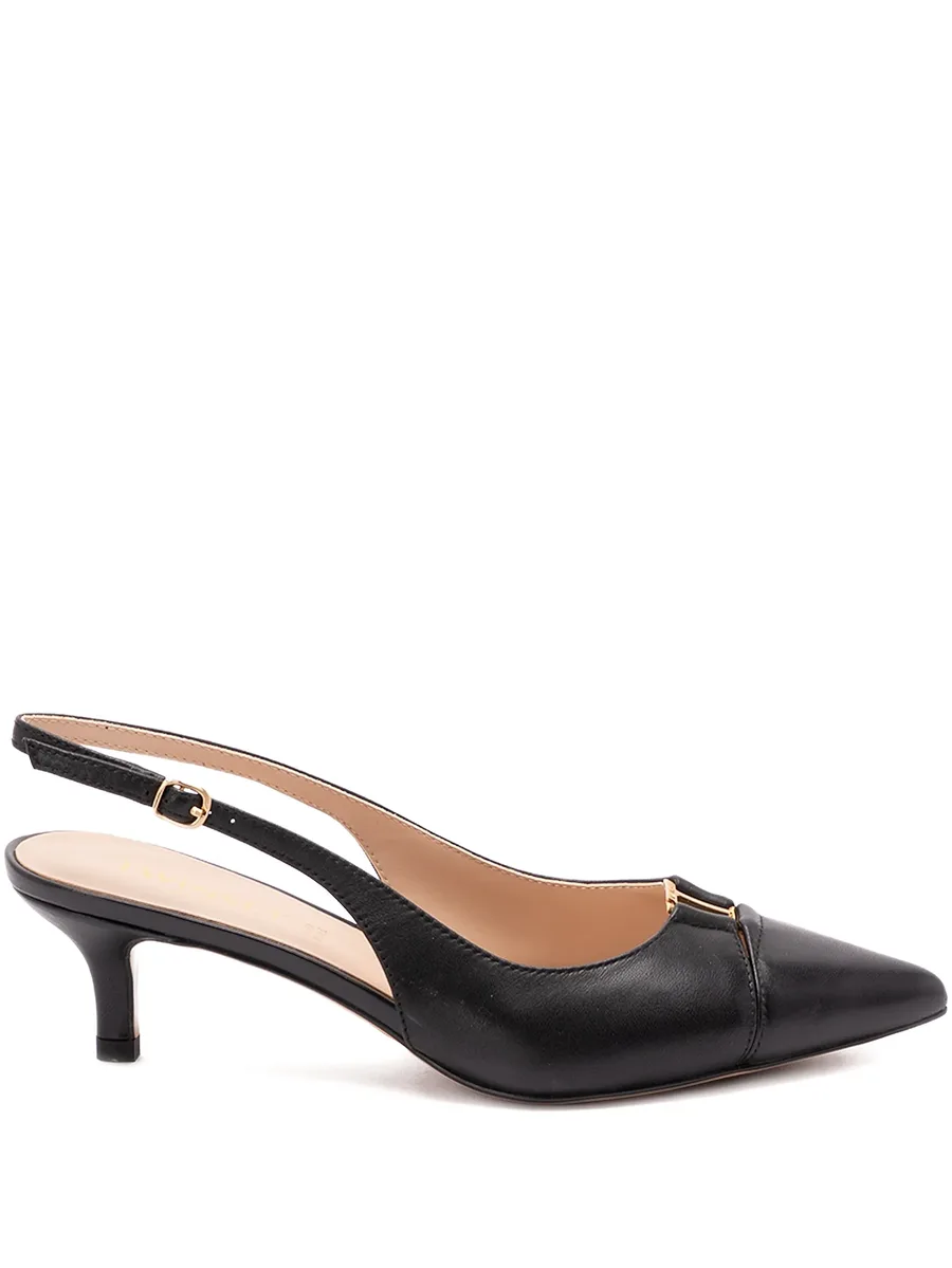 buckle kitten heel pumps 2