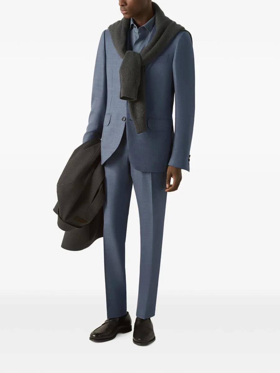light blue Trofeo 120mila wool suit 2