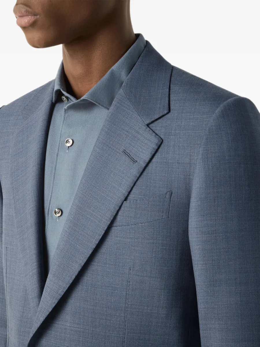 light blue Trofeo 120mila wool suit 5