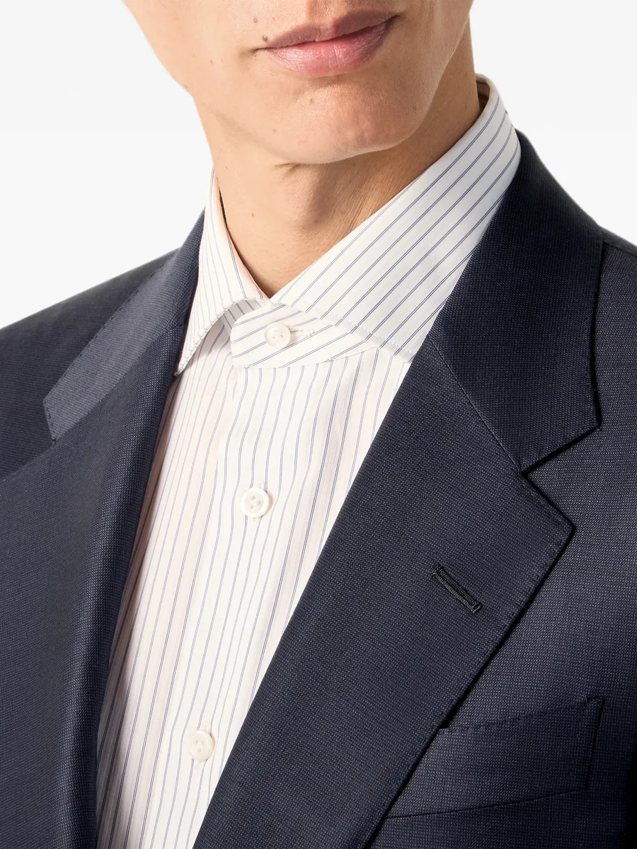 dark blue Trofeo Selection wool suit 5