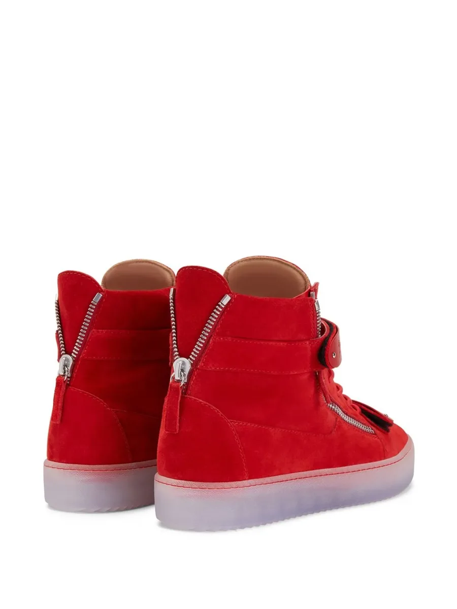 Coby velour double-straps mid-top sneakers 6