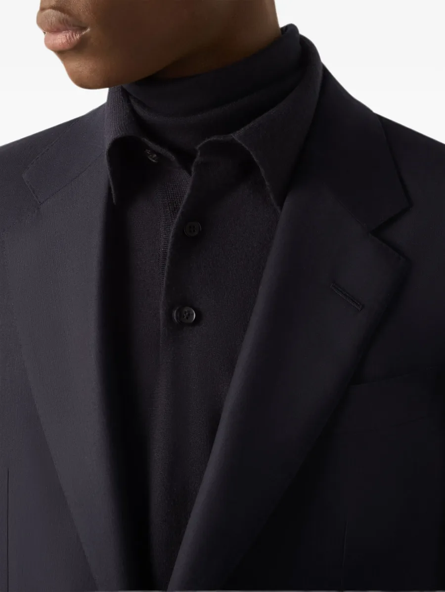 navy blue Trofeo Selection wool suit 5