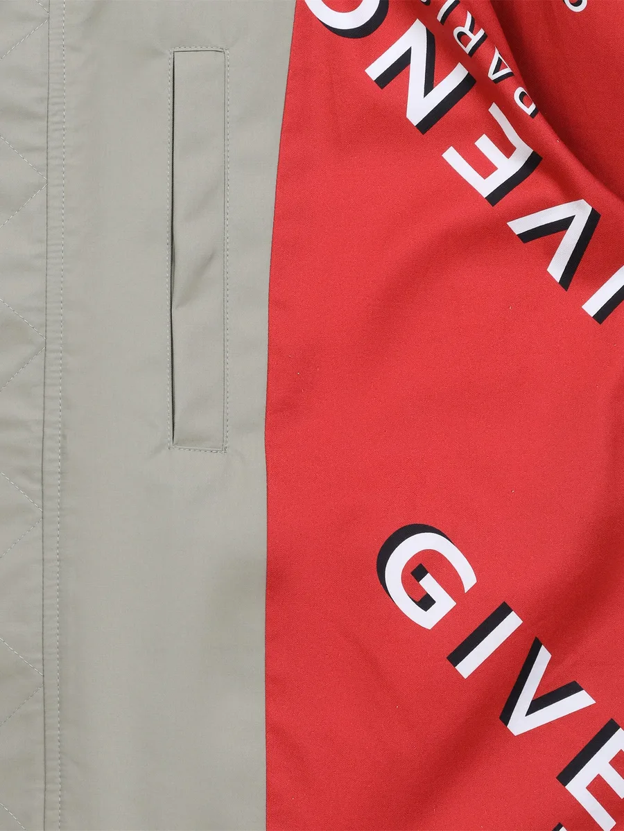 contrast-collar bomber jacket 8