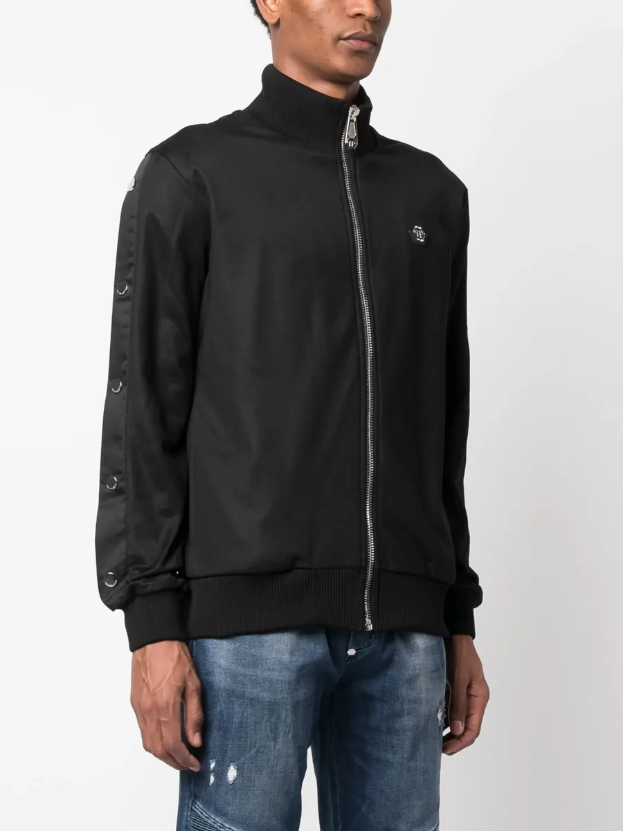 appliqué-detail bomber jacket 7