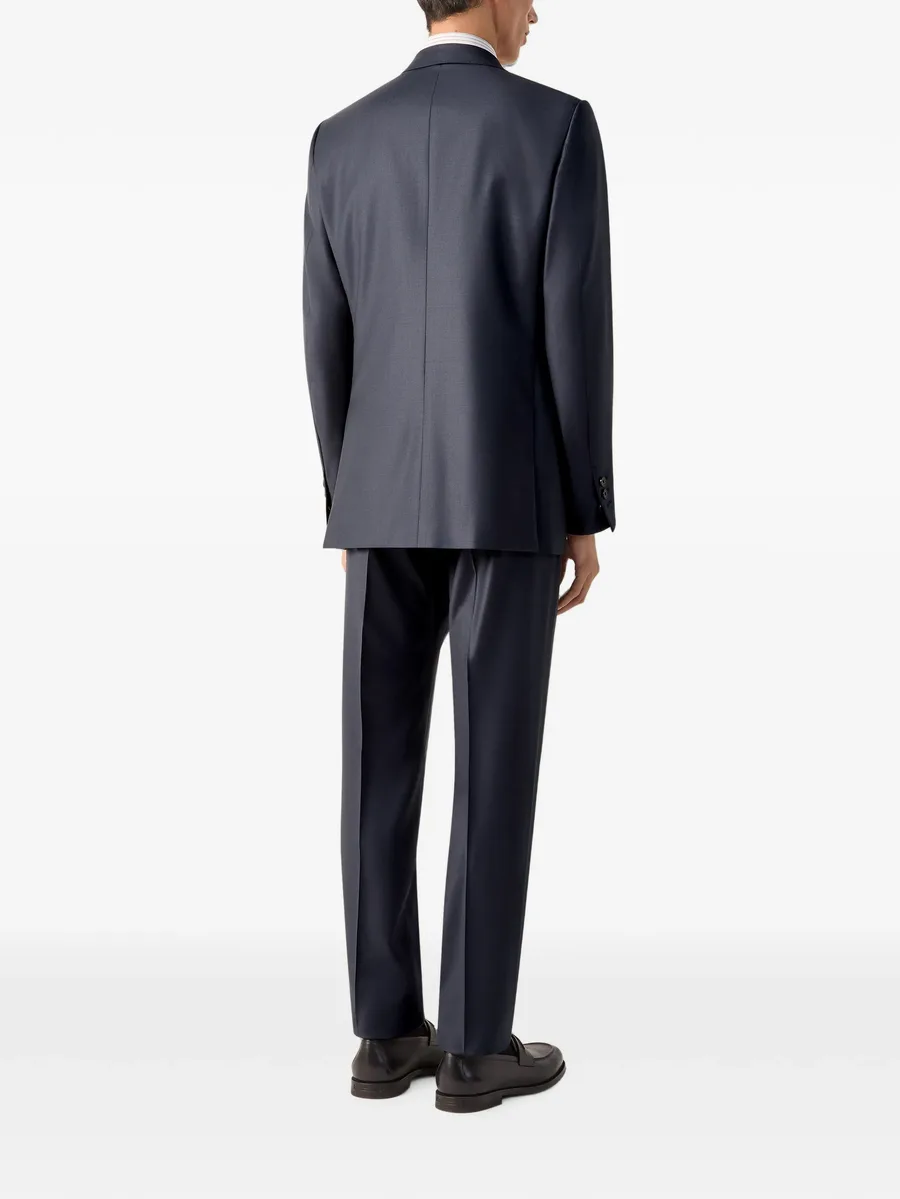 dark blue Trofeo Selection wool suit 3