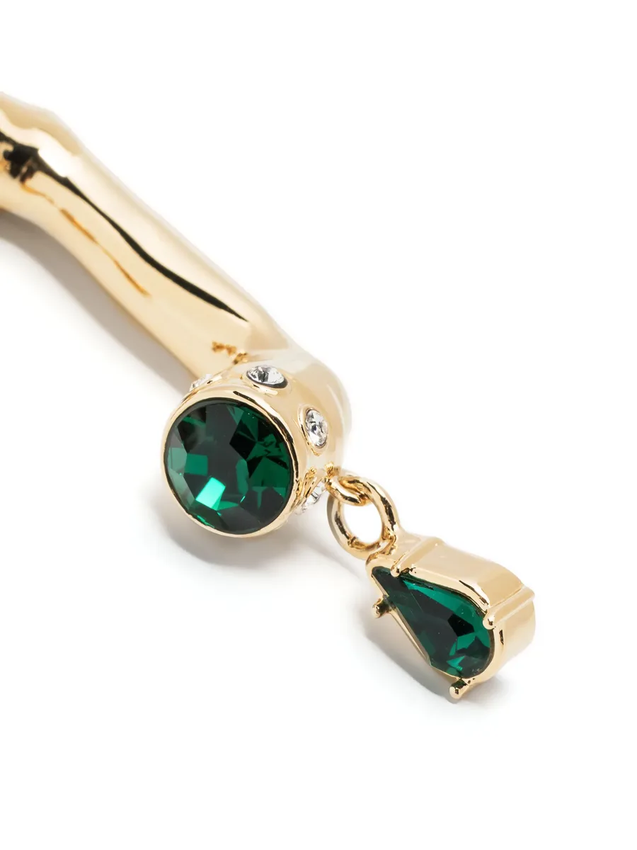 crystal-embellished drop earring 5