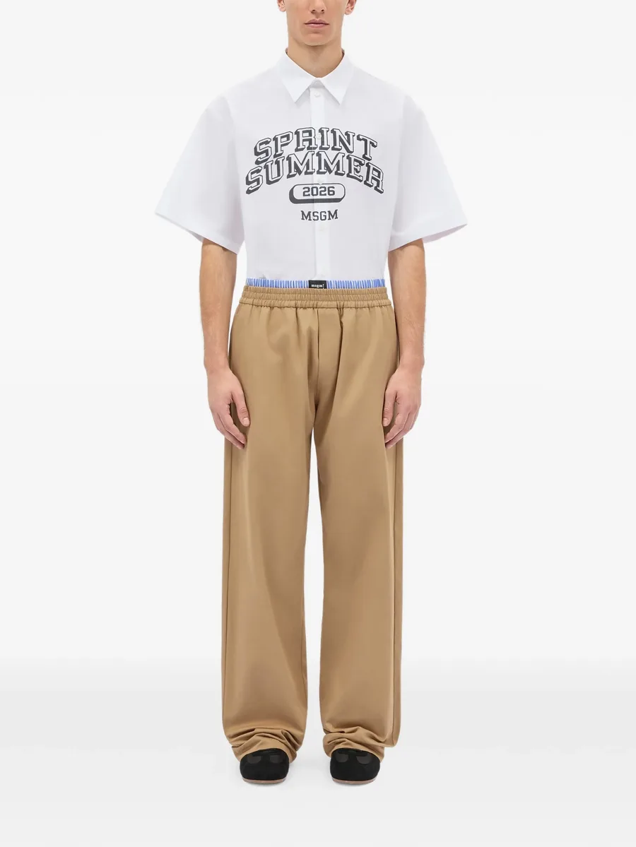 elasticated-waist trousers 3