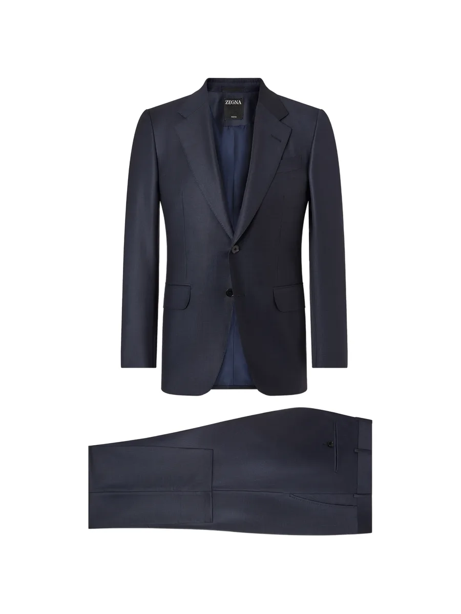 dark blue Trofeo Selection wool suit 1