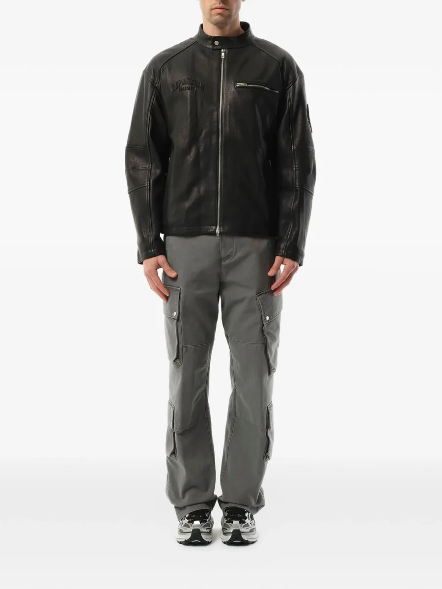 belstaff Cafe Racer embroidered biker jacket 3