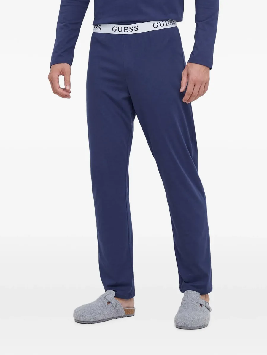 logo-print long-sleeve pajamas 4