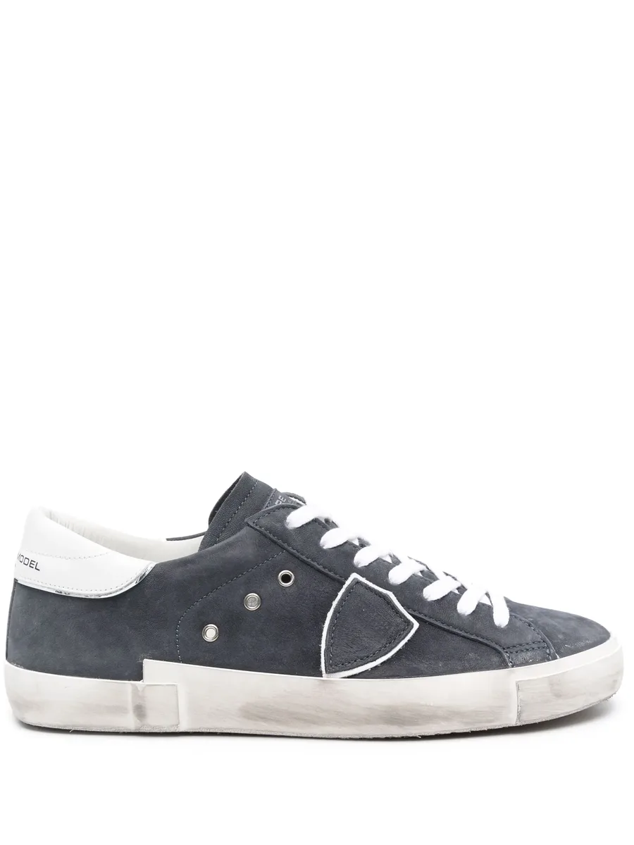 Paris logo-patch sneakers 1