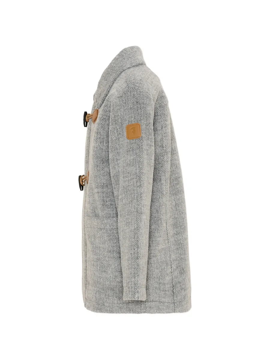 toggle-fastening coat 3