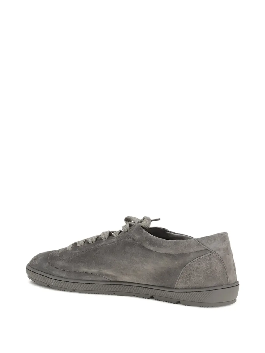 lace-up suede sneakers 3