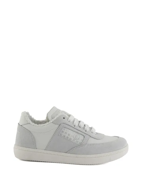 frayed panel sneakers